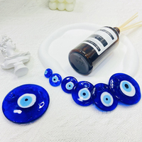 Fabricant Turkiye mauvais œil amulette porte-clés en métal anneau protecteur Talisman porte-clés turc Turquie oeil bleu pendentif porte-clés