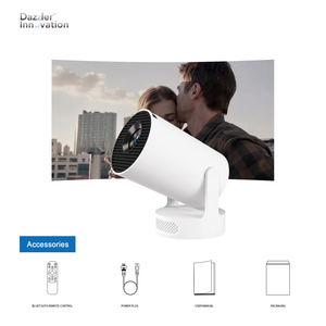 Dazzler chiếu 4K <span class=keywords><strong>Android</strong></span> thông minh Bluetooth <span class=keywords><strong>Wifi</strong></span> Mini Chiếu cho điện thoại hỗ trợ chơi game Stick và TV Express - Product Image 1