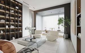 Estantes Abiertos de Estilo Moderno de Alta Gama, Madera Maciza con Vetas de Madera, Vitrinas de Pared para Comedor - Product Image 4