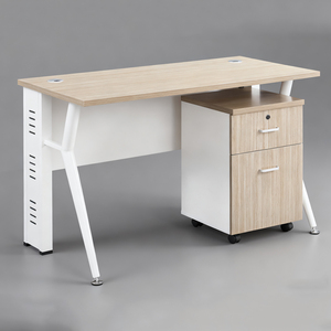 Tùy Chỉnh Và Rất Phổ Biến Trắng K-Hình Chân Thép Hạt Gỗ Máy Tính Để Bàn Tươi Loạt Các Bàn Máy Tính Nhỏ - Product Image 2