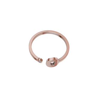 Anello personalizzato con intarsio CZ Diamond Design iniziale H Letter Ring anello personalizzato con Design a lettera gioielli di spedizione gratuita con sconto - Product Image 2