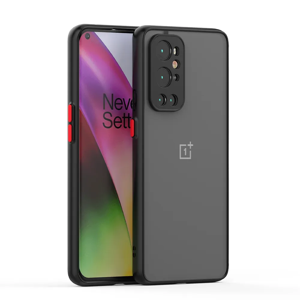 For OnePlus Nord CE 5G Colorful tpu soft frame phone case smoke black transparent plastic hard back cover cases