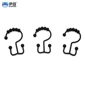 Crochet de rideau de douche double face résistant à la corrosion pour salle de bain - Product Image 2