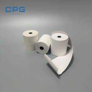 Papier thermique de haute qualité personnalisé en usine, 80 mm, sensible à la chaleur, pour les distributeurs automatiques de billets/points de vente, papier d'impression thermique, ruban de caisse enregistreuse - Product Image 1