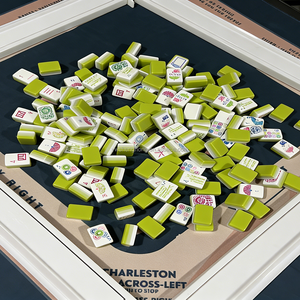 ชุดไพ่นกกระจอกฮอตโอ้ไม ไม หม่าจง ทีลส์ เซ็ต <span class=keywords><strong>ส</strong></span>ไตล์โมเดิร์น อะคริลิค<span class=keywords><strong>ส</strong></span>ีเขียวมะนาว ไพ่นกกระจอกอเมริกัน <span class=keywords><strong>ส</strong></span>ำหรับ<span class=keywords><strong>ง</strong></span>านเลี้ยงครอบครัวและเกมบนโต๊ะเพื่อความบันเทิง - Product Image 6