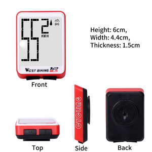 Vélo <span class=keywords><strong>de</strong></span> route <span class=keywords><strong>de</strong></span> montagne sans fil grand mot code table grand écran anglais étanche compteur <span class=keywords><strong>de</strong></span> vitesse lumineux table <span class=keywords><strong>de</strong></span> vitesse anglais - Product Image 5