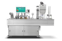 Petite machine automatique de cachetage de nourriture de boisson à moteur électrique pour les produits chimiques de lait de glace de jus d'eau minérale-tasse en plastique
