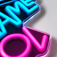 Letras Luminosas LED Acrílicas 3D Personalizadas, Letrero Acrílico con Iluminación Frontal para Negocios, Letras de Canal para Marca de Tienda