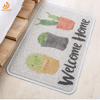 Tapis de porte antidérapant fantaisie en PVC pour l'entrée de la maison - Vente flash