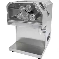 Presse-canne à sucre commerciale à 5 rouleaux en acier inoxydable 220 V, machine d'extraction de jus brevetée, presse-canne à sucre professionnelle