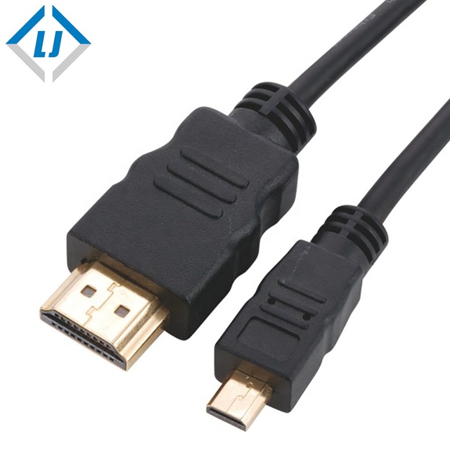 High Speed  4K  Micro HDMI  Cable 8K Gold-plated HDMI Type D to HDMI  Cable