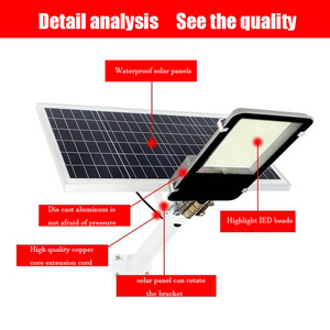 Lámpara <span class=keywords><strong>Solar</strong></span> <span class=keywords><strong>Led</strong></span> para exteriores, farola <span class=keywords><strong>Solar</strong></span>, luz de calle <span class=keywords><strong>Solar</strong></span>, farola <span class=keywords><strong>Led</strong></span> - Product Image 6