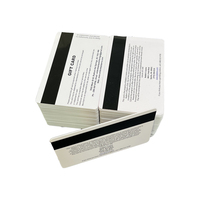 Carte magnétique en PVC vierge programmable avec logo personnalisé Cr80, bande magnétique, imprimable, carte magnétique en PVC vierge