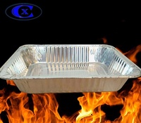 Plateau jetable en papier d'aluminium avec couvercle en plastique PP pour l'emballage alimentaire pour le stockage de la vaisselle et des assiettes