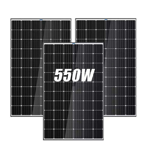 Paneles Solares de Alta Calidad de 500w 485w 480w 460w 450w, Módulo Bifacial Tipo N, Panel Fotovoltaico de Doble Vidrio, Paneles Solares Totalmente Negativos - Product Image 1