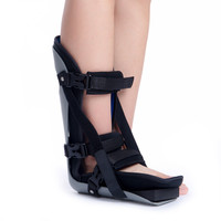 Attelle de nuit de protection de soutien orthopédique en plastique de cheville réglable pour la chute du pied et le soulagement de la douleur