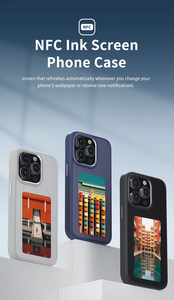 เคสโทรศัพท์ <span class=keywords><strong>NFC</strong></span> Smart E Ink Screen PC Cover DIY พร้อมหน้าจอแสดงผลแบบหมึก สำหรับ <span class=keywords><strong>iPhone</strong></span> <span class=keywords><strong>NFC</strong></span> 12 13 <span class=keywords><strong>14</strong></span> 15 16 <span class=keywords><strong>Pro</strong></span> <span class=keywords><strong>Max</strong></span> - Product Image 6