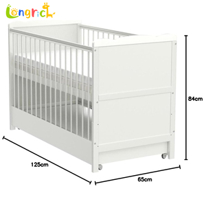 Wholesale Modern Design <strong>Natural</strong> Wood Toddler Mattress Set Comfortable Baby Beds for <strong>Cribs</strong> for Bedroom or Hospital Use - Product Image 1
