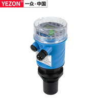 Sensor Limbah Industri RS485 Output Relay 4-20mA Terintegrasi Pengukuran Ketinggian Air Ultrasonik Non-Kontak untuk Sungai Jangkauan 3-60m