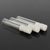 Mini Botella de Perfume de 1ml, 1.5ml, 2ml, 2.5ml, con Cuello Prensado, Atomizador de Prueba, Diseño Cilíndrico Transparente, Recargable y a Prueba de Fugas