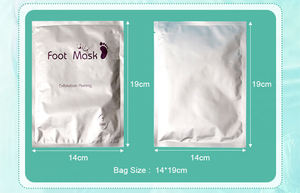 Masque pour les pieds exfoliant et hydratant à la rose, au collagène de nuit, au lait de chèvre, écologique, avec de l'acide salicylique - Product Image 5