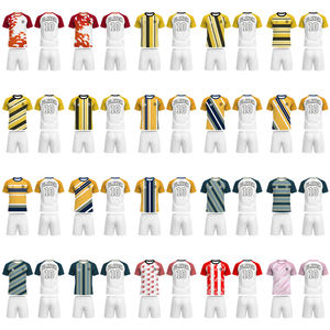 خدمة شاملة لتصميم طقم قميص كرة قدم من البوليستر بقصة رياضية عصرية ومقاومة للعرق للاعبين الشباب - Product Image 5