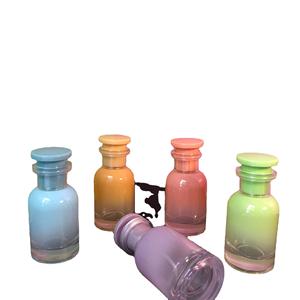 रंगीन सिलेंडर खाली ग्लास इत्र की बोतल उच्च रंग मूल्य यात्रा उपहार-जिसमें से चुनने के लिए 6 रंग - Product Image 6