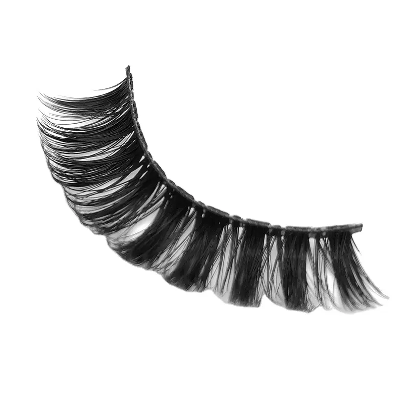 Penjualan Terbaik Bulu Mata Palsu Bulu Mata Sintetis Faux 5d 3d Bulu Mata Mink 3D Sutra Rusia Strip Vendor Bulu Mata