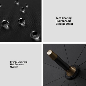 <span class=keywords><strong>Parapluie</strong></span> haut de gamme à 10 baleines pour <span class=keywords><strong>homme</strong></span>, usage professionnel, coupe-vent, résistant aux intempéries, double couche, manche long en bois - Product Image 4