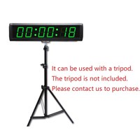 Horloge murale numérique multifonctionnelle à affichage LED de 2,3 pouces à 6 chiffres, affichage 12/24 heures, minuterie de compte à rebours pour usage intérieur, bureau, étude