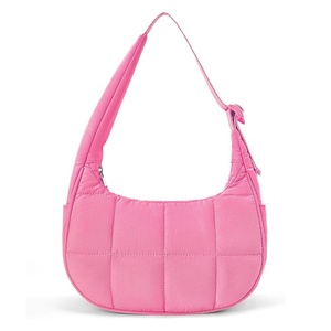 Bolso de Hombro Acolchado de <span class=keywords><strong>Nylon</strong></span> 2026, con Correa Ajustable, Bolso Tipo Puffer, Gran Capacidad, Bolso de Mano para <span class=keywords><strong>Mujer</strong></span> - Product Image 1