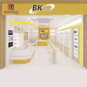 Muebles de diseño para tienda de teléfonos móviles para mostrador y estante de exhibición de vidrio duradero - Product Image 3