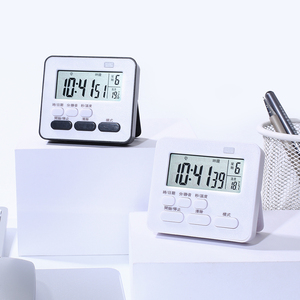 Mutfak ev dijital geri sayım sayacı uzaktan kumanda çevre dostu kare tasarım pişirme pişirme takvimli saat iki takım zamanlama - Product Image 3