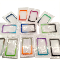 Protège-cartes de crédit et de visite en TPU, couleurs mélangées, effet pailleté, 35pt, sans support rigide, antichoc, porte-passeport