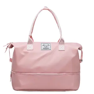 Organizador de pano oxford, bolsa de academia, grande capacidade de viagem, fitness, esportiva, bolsas de inverno para mulheres