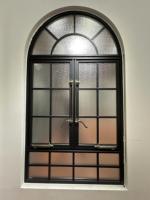 Ventana Abatible Horizontal de Cocina de Aleación de Aluminio Posmoderna, Función Antiviento, Malla de Acero Inoxidable, 5 Años de Garantía