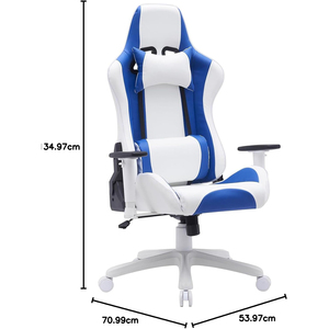 Échantillon Gratuit - Fauteuil de Jeu Inclinable en Cuir Blanc pour PC, Chaise Gamer de Haute Qualité, Vente en Gros au Meilleur Prix - Product Image 4