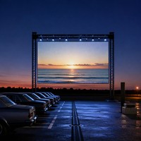Écran LED de location extérieur P3.91 IP65 visible en plein soleil, mur vidéo LED 3840 Hz pour scène, église, événement, exposition, publicité