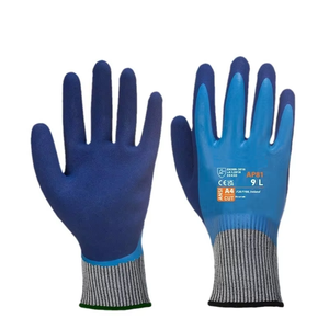 XPUK Grade 4 Gants anti-coupure Léger Flexible Dip Latex Imperméable Antidérapant Matériau en caoutchouc résistant à l'usure - Product Image 2