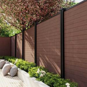 Recinzione per la Privacy Domestica Design Moderno Recinzione Modulare in Alluminio Metallo Orizzontale per Cortile - Product Image 4