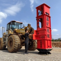 Excavatrice et compacteur - Spécial pour le remblaiement et la compactation sur site - Compacteur vibrant hydraulique