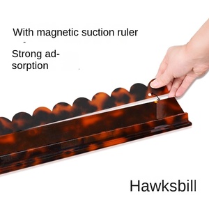 Règle de Mahjong Pliable Portable en Acrylique de Luxe <span class=keywords><strong>Royal</strong></span> Saint, Style Chinois (Hawksbill) pour Mahjong Américain - Product Image 1