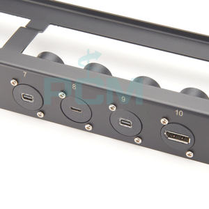 USB3.1 Type C femelle vers DisplayPort femelle convertisseur de montage sur panneau USB C vers DP XLR <span class=keywords><strong>Format</strong></span> adaptateur de baril de montage sur châssis - Product Image 5