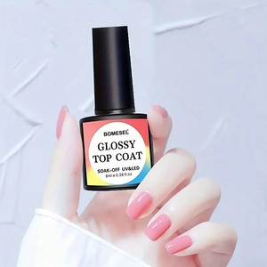 Top Coat Gel Brillant Soak Off UV LED pour Ongles, Sans Résidu, Longue Durée, Finition Brillante, Fournisseur en Gros - Product Image 5
