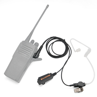 Ecome 2pin Vox Ptt spy Radio bidirectionnelle Talkie-walkie Casque écouteur Oreillette pour Dp1400 Dep450 Xir P3688