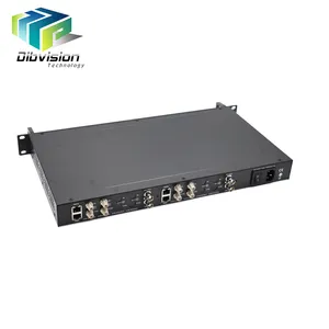 Emodulador digital de 4 canales, DVB-S2 TV por cable IRD Biss key HD QAM con llave Biss