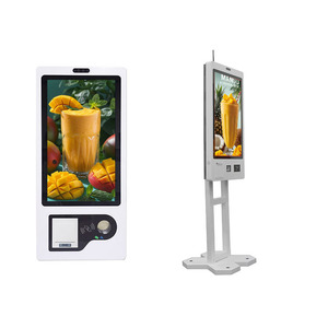 21.5 "Self-service sistema di chiamata chiosco metodo di pagamento carta di credito Scanner ristorante Self ording chiosco - Product Image 6