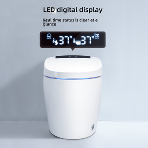 Led hiển thị nhà vệ sinh thông minh Điện xả nước tự động sưởi ấm chỗ ngồi sàn gắn thông minh WC nhà vệ sinh S-trap nhà vệ sinh gốm commode - Product Image 3