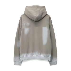 เสื้อฮู้ดโอเวอร์ไซส์ผู้ชาย สีซีดจาง สไตล์ลำลอง ผ้าฝ้ายถัก ทรงปกติ สีพื้น ผลิตในปากีสถาน - Product Image 2