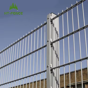 HT-FENCE 358 CHINA Factory Supply <strong>Powder</strong> Coated 358 Anti Climb Fence High <strong>Security</strong> Welded Wire <strong>Mesh</strong> Panels Double Line Fence - Product Image 4